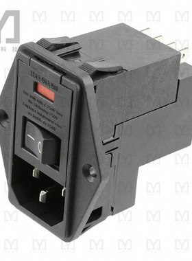 4-6609929-4【PWR ENT MOD RCPT IEC320-C14 PNL】