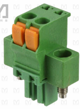 1986724-2【TERM BLOCK PLUG 2POS STR 3.81MM】