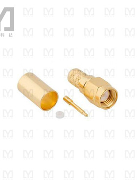 132451【CONN SMA PLUG STR 50OHM SOLDER】