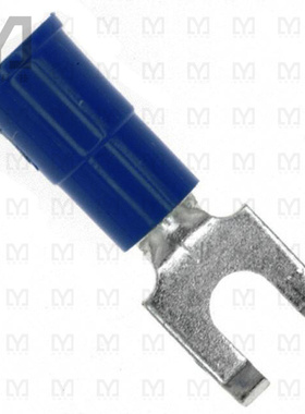 MVU14-6FFBK【CONN SPADE TERM 14-16AWG #6 BLU】