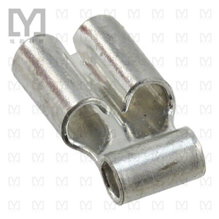 CONN 0.187 187DF 22AWG FLAGK MU18 RCPT