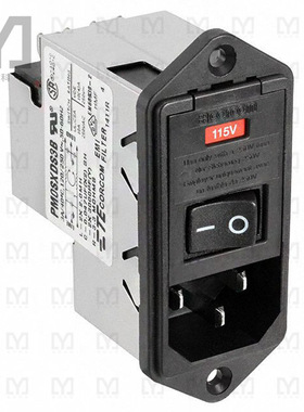 3-6609940-6【PWR ENT MOD RCPT IEC320-C14 PNL】