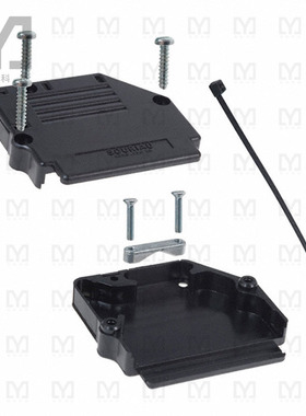 863093C50ALF【CONN BACKSHELL 50POS 90DEG BLACK】