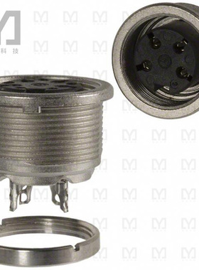 T 3303 000【CONN RCPT FMALE DIN 4P SLDR CUP】