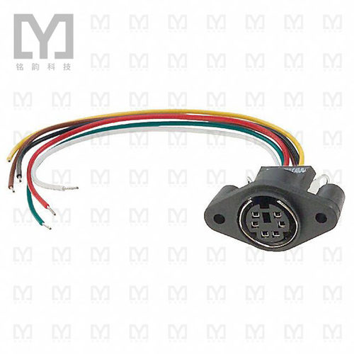 MD-60PL100【CONN RCPT FMALE MINI DIN 6P WIRE】