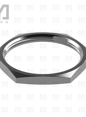 A114020-90【CONN HEX NUT 18 SILVER】