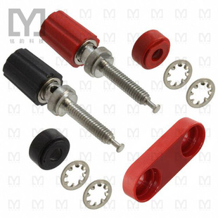 BIND POST RED BLK CONN KNURL 4243