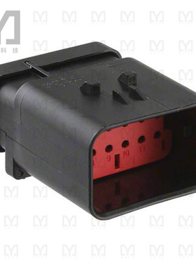 776539-1【CONN CAP ASSY 12PS 18-20AWG RED】