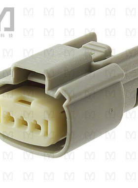 0334710302【CONN RCPT 3POS SINGLE LTGRAY】