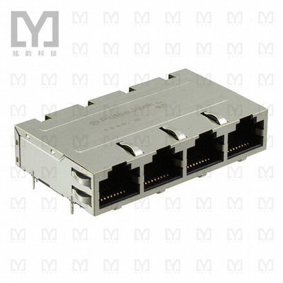 J1N-0006NL【CONN MAGJACK 4PORT 1000 BASE-T】