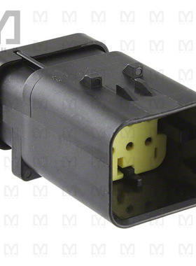 776495-3【CONN CAP ASSY 8POS 14-18AWG YEL】