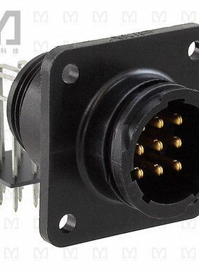 796375-1【CONN RCPT MALE 9POS GOLD SOLDER】