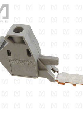 3047125【CONN TERM BLK PICK OFF GRAY 1POS】