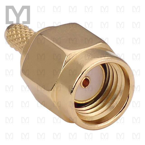 CONREVSMA007-G【CONN RPSMA PLUG STR 50OHM SOLDER】