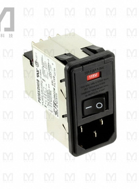 4-6609951-0【PWR ENT MOD RCPT IEC320-C14 PNL】