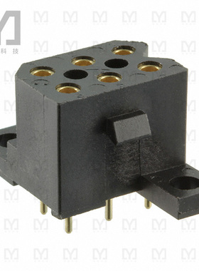 SMS6GE3J【CONN RCPT 6POS 0.2 GOLD PCB】