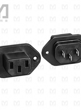 EAC325【PWR ENT RCPT IEC320-2-2F PANEL】