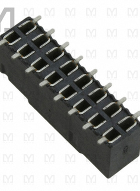 963216-2000-AR-PR【CONN RCPT 16POS 0.1 GOLD SMD】