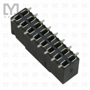 963216-2000-AR-PR【CONN RCPT 16POS 0.1 GOLD SMD】