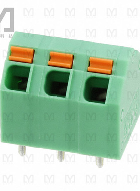 1744442【TERM BLOCK 3POS 45DEG 5.08MM PCB】