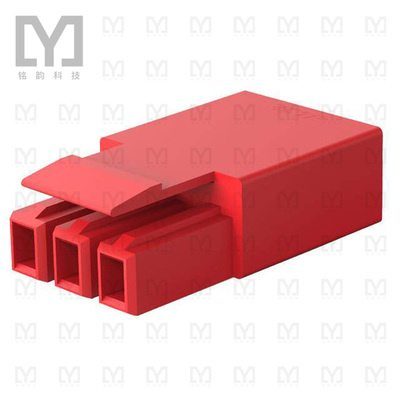 2834054-4【PLUG  3P LATCHED POKE-IN WTW CON】