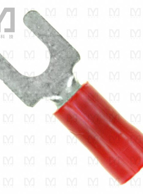 8-320665-1【CONN SPADE TERM 16-22AWG #6 RED】