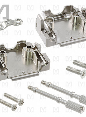 165X10909X【CONN BACKSHELL 9POS 180DEG SHLD】