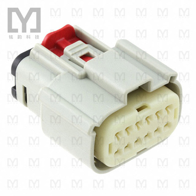 0334721207【CONN RCPT 12POS LT GRAY】