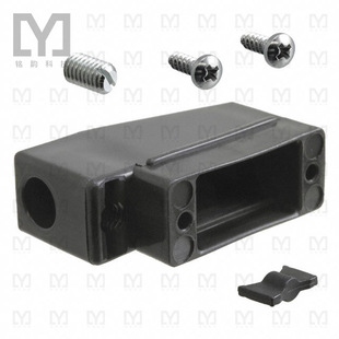 165X10439XE【CONN BACKSHELL 9POS 90DEG BLACK】