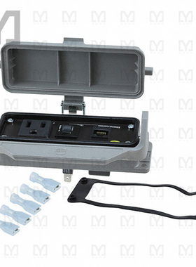 73550400915【HAN PORT RJ45F/F  120V W/ 3A BRK】