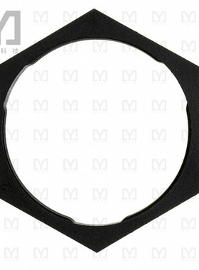 84502-0004【CONN HEX NUT 18 BLACK】