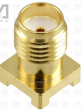 CONSMA001-SMD-G【CONN SMA RCPT STR 50 OHM SMD】