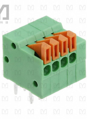 1-2834016-4【TERM BLK 4P SIDE ENT 2.54MM PCB】