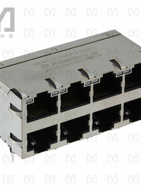 JX20-0254NL【CONN MAGJACK 8PORT 100 BASE-TX】