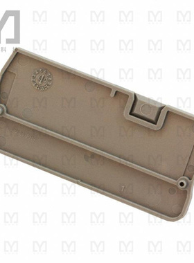 3030488【CONN TERM BLK END PLATE GRAY】