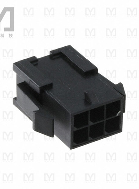 0430200608【MICROFIT 3.0 PLUG DR PNLMNT 6CKT】