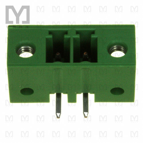 284541-2【TERM BLOCK HDR 2POS 90DEG 3.81MM】