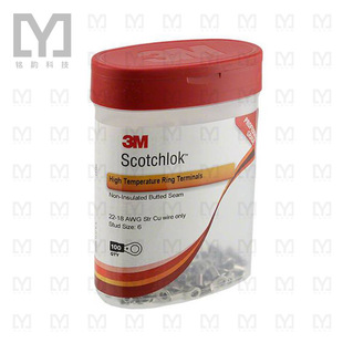 BOTTLE CIRC RING CONN 100PC MU18 22AWG 6RHT