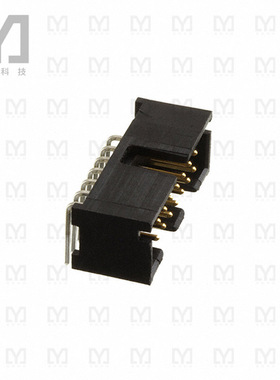 103311-2【CONN HEADER R/A 14POS 2.54MM】