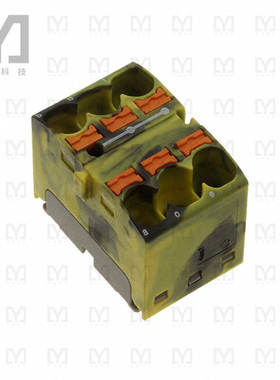 3273942【DISTRIBUTION BLOCK BLACK/YELLOW】