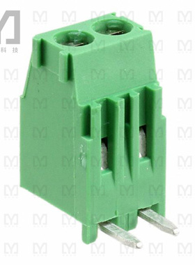 284414-2【TERM BLK 2P TOP ENTRY 3.5MM PCB】
