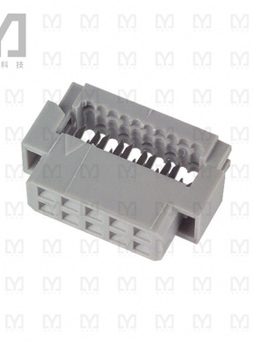 152210-0100-GB【CONN RCPT 10POS IDC 28AWG GOLD】