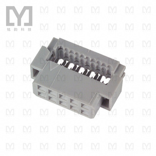 152210-0100-GB【CONN RCPT 10POS IDC 28AWG GOLD】