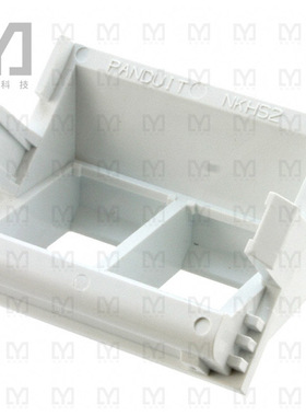 NKHS2WH-X【MOD INSERT 1/2SIZE 2PORT WHITE】