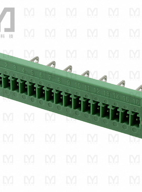 1829471【TERM BLK HEADER 16POS GREEN】