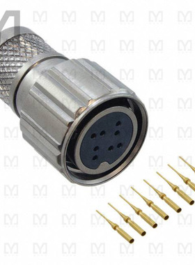 2102353-5【CONN PLUG FMALE 8POS GOLD CRIMP】