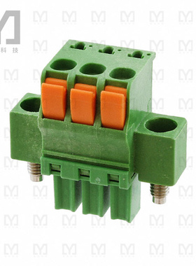 1986726-3【TERM BLOCK PLUG 3POS STR 3.81MM】