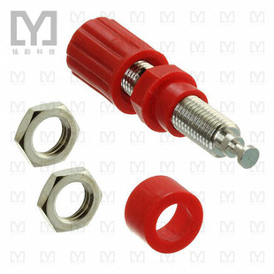 BIND CONN POST KNURLED CT2232 RED