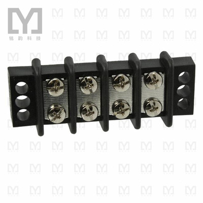 1546310-4【CONN BARRIER STRIP 4CIRC 0.563'】