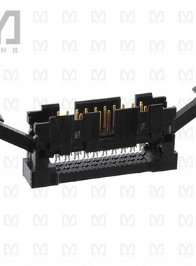 1-111504-7【CONN PLUG 20P IDC 26-28AWG GOLD】